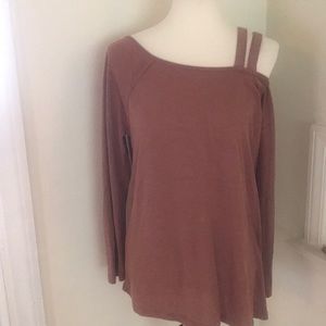 NWT one shoulder lightweight sweater